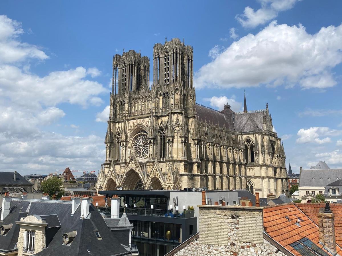 Appartamento Duplex Hammam Au Pied De La Cathedrale Avec Vue Reims Esterno foto